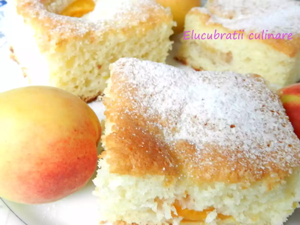 Prăjitură cu caise