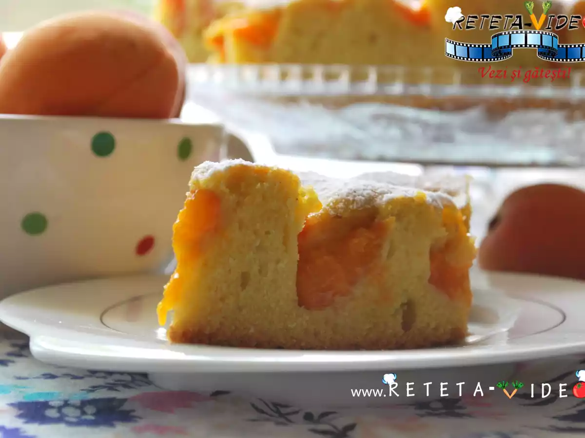 Prajitura cu Caise (Reteta Video)