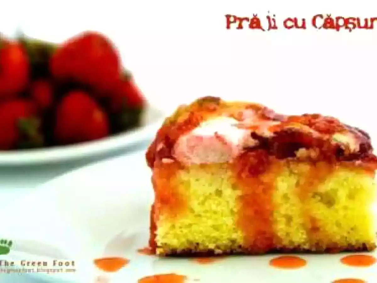 Prajitura cu capsuni