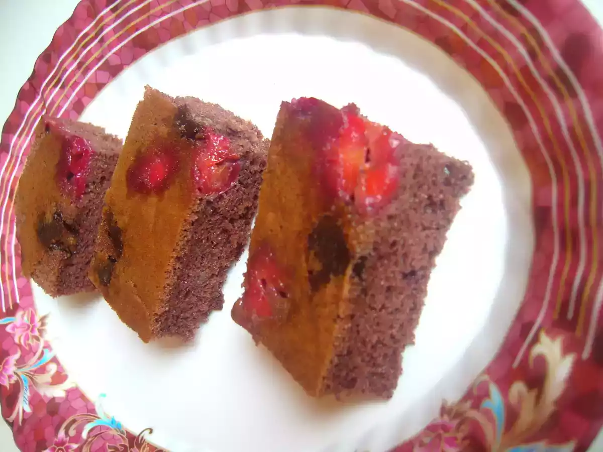 Prajitura cu ciocolata si visine