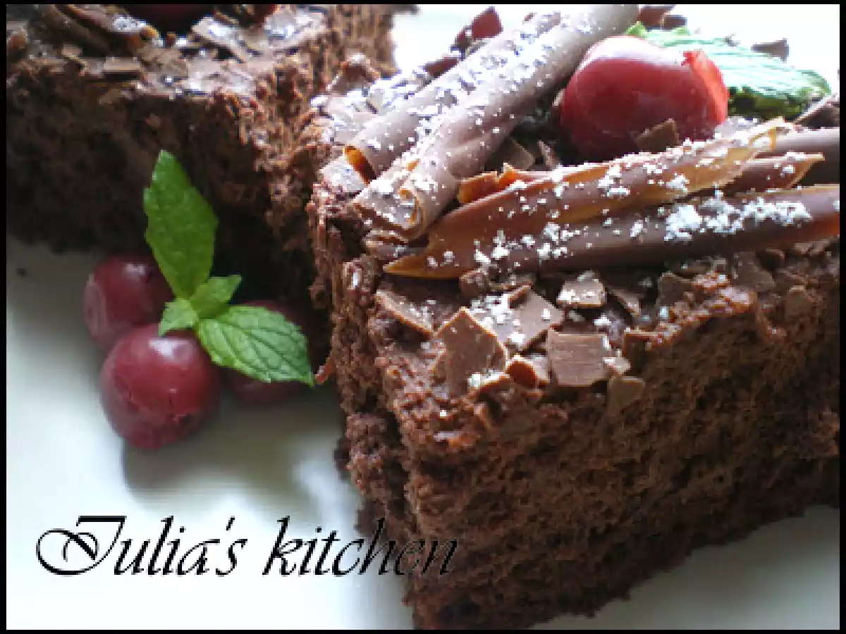 Prajitura cu ciocolata si visine - poza 5