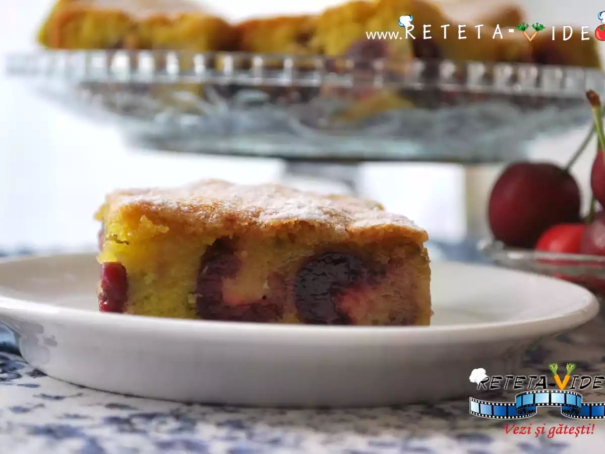 Prajitura cu Cirese (Reteta Video)