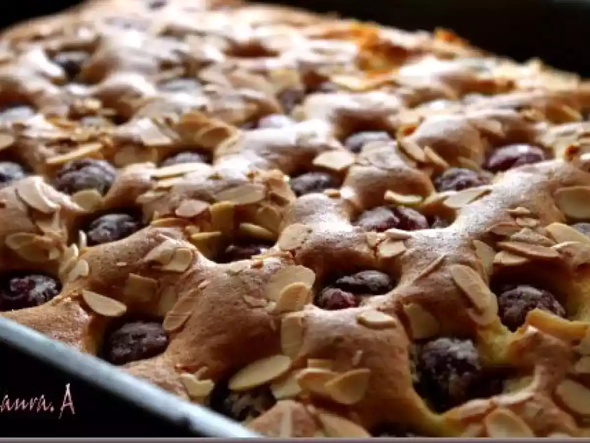 Prajitura cu cirese si chec economic - poza 3