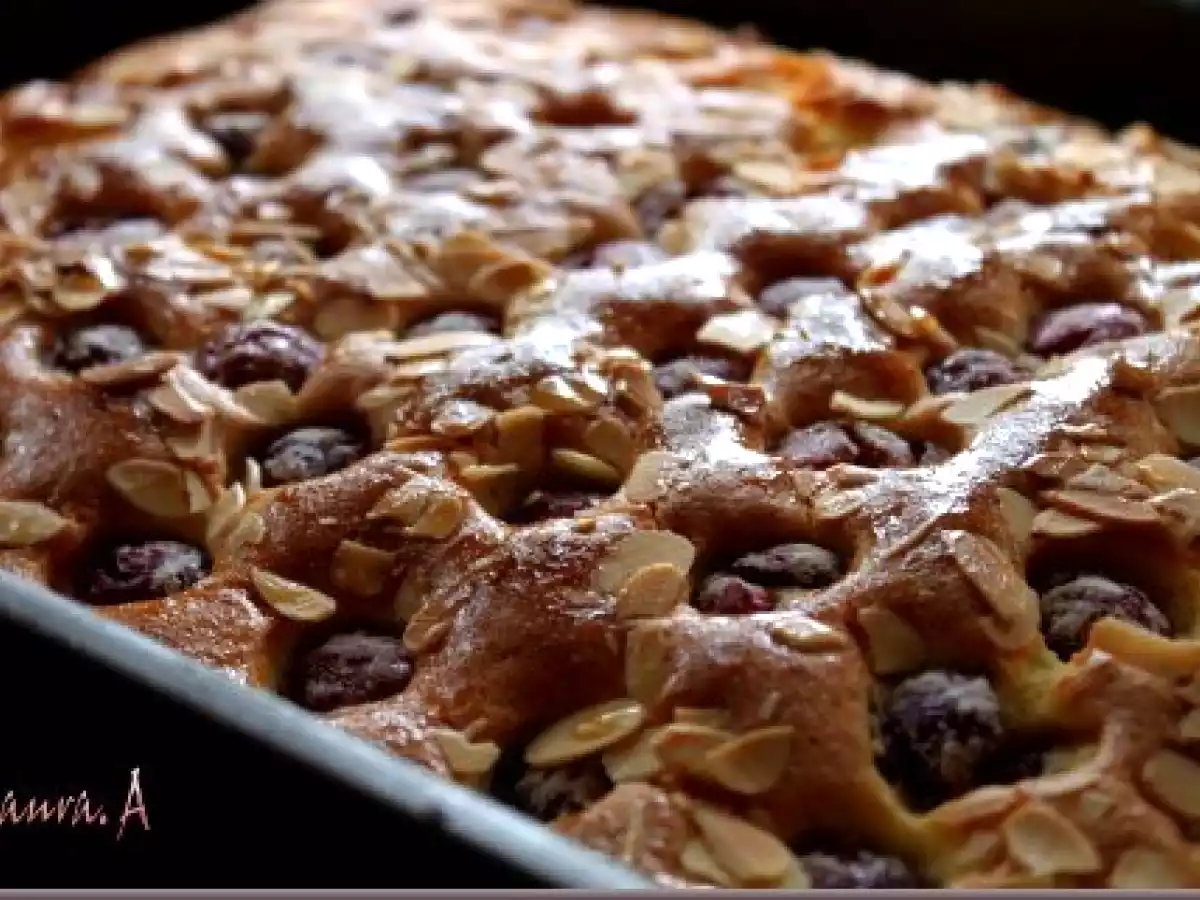 Prajitura cu cirese si chec economic - poza 4