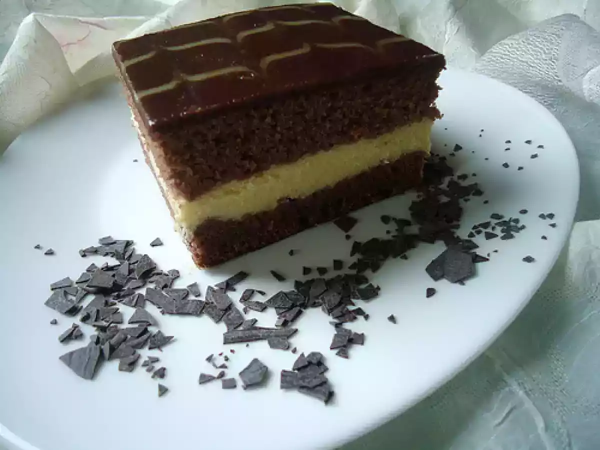 Prajitura cu coca cola si budinca de vanilie(de post)