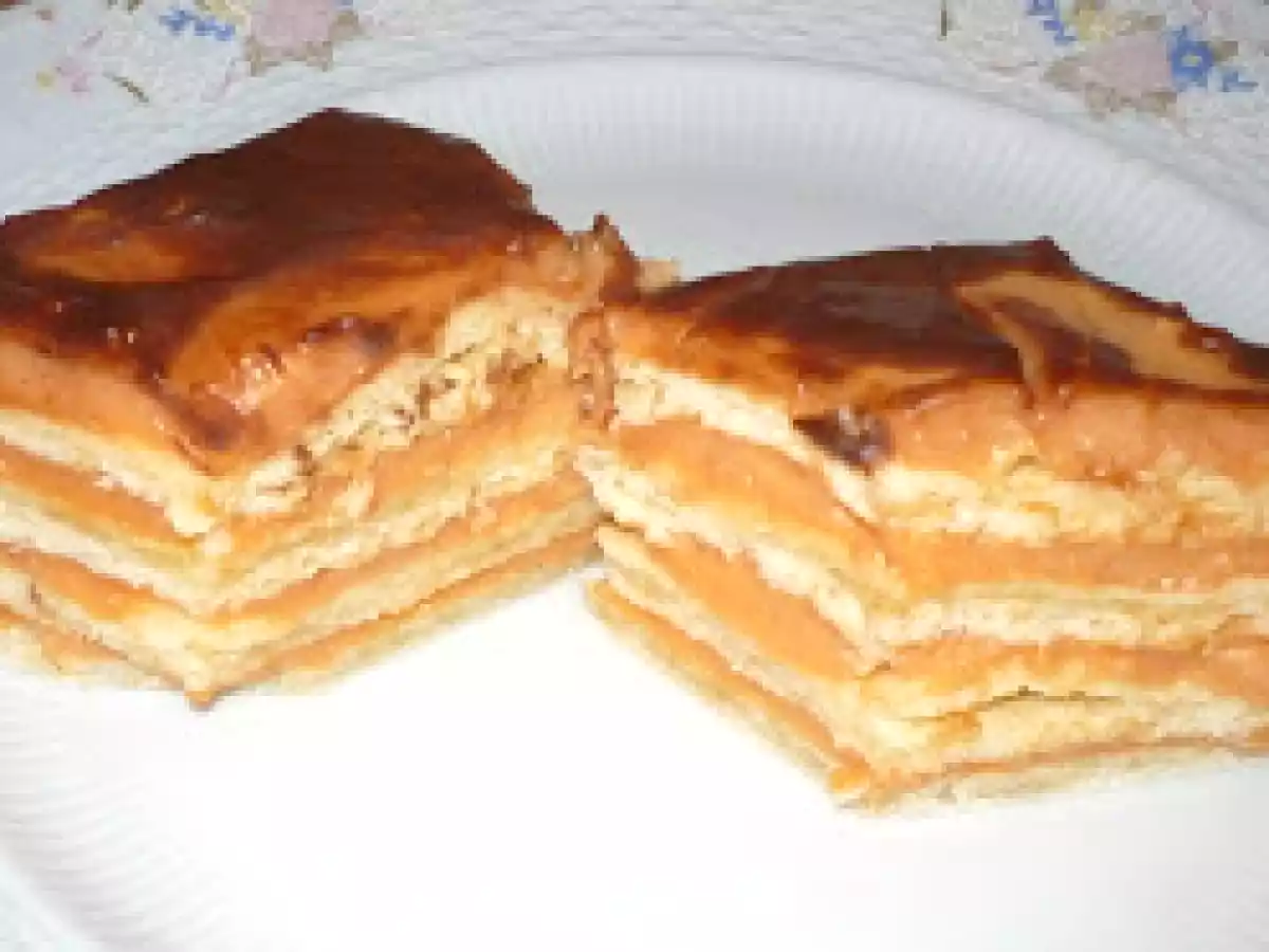 Prajitura cu crema caramel