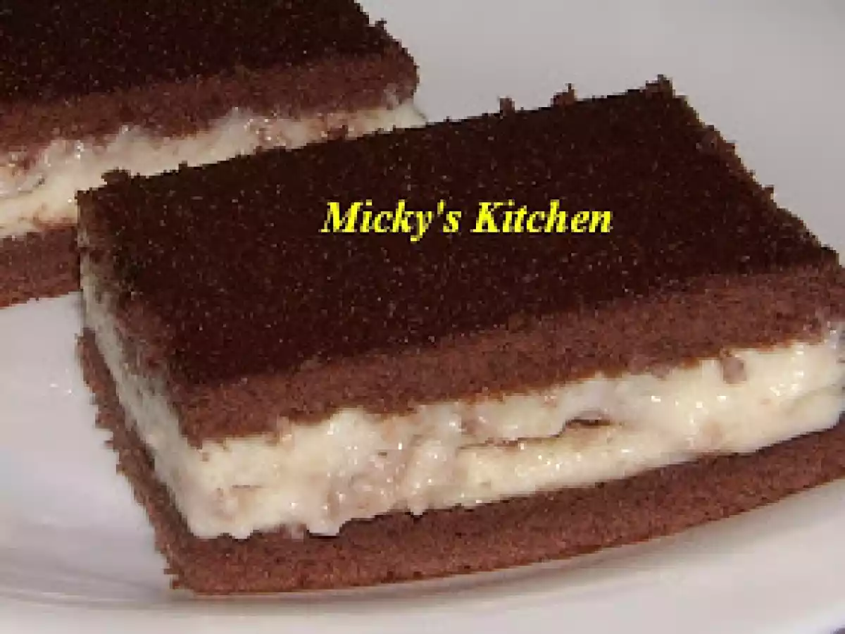 Prajitura cu crema de budinca