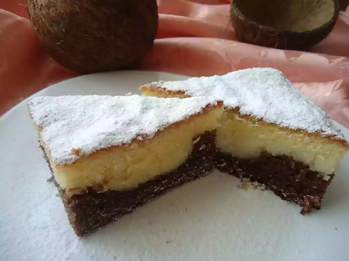 Prajitura cu crema de cocos