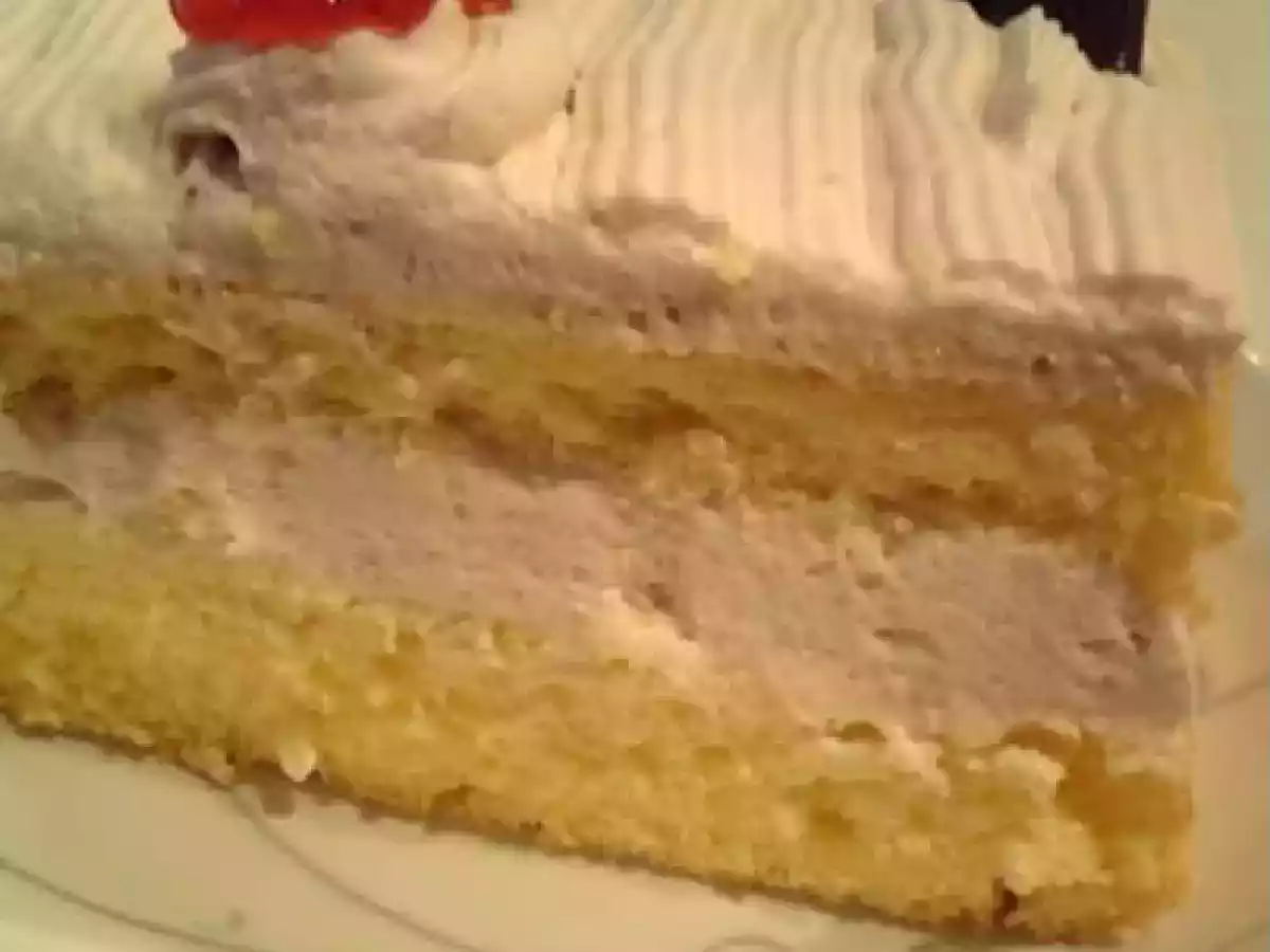 Prajitura cu crema de dulceata (capsuni)