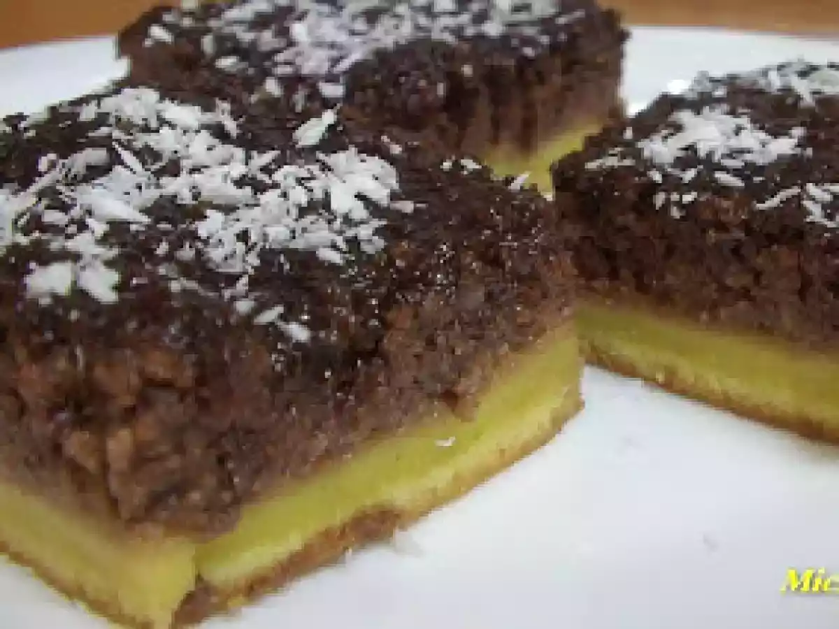 Prajitura cu crema de nuca