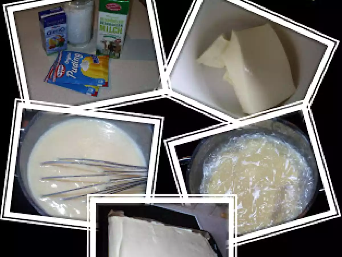 PRAJITURA CU CREMA DE VANILIE SI VISINE - poza 3