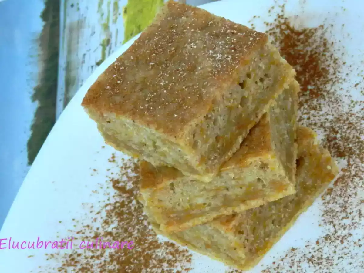 Prăjitură cu dovleac