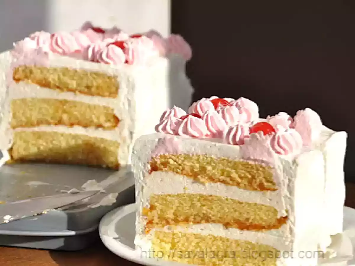 Prajitura cu frisca si rom