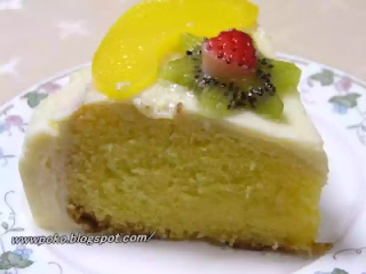 Prajitura cu fructe si crema de vanilie - poza 2