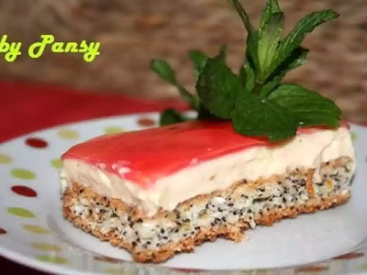 Prajitura cu mac si portocale