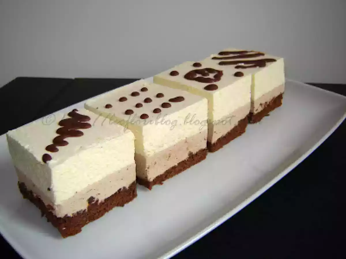 Prajitura cu mousse de ciocolata si mousse de piersici - poza 14