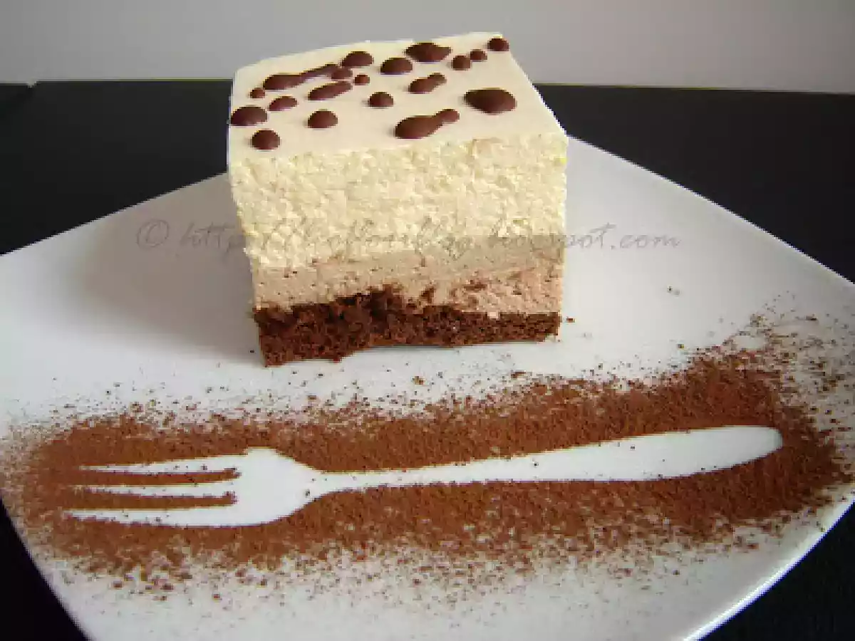 Prajitura cu mousse de ciocolata si mousse de piersici - poza 15