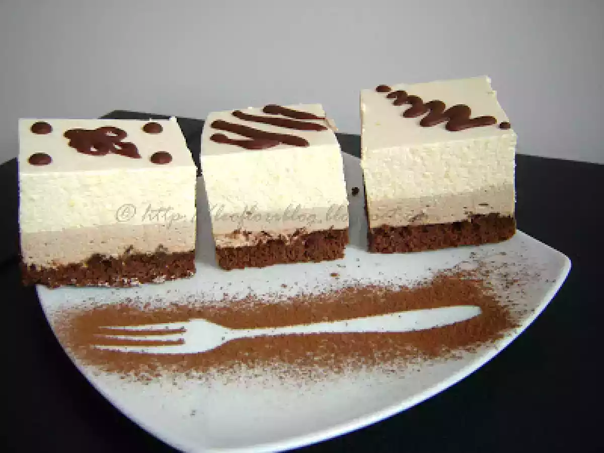 Prajitura cu mousse de ciocolata si mousse de piersici - poza 16