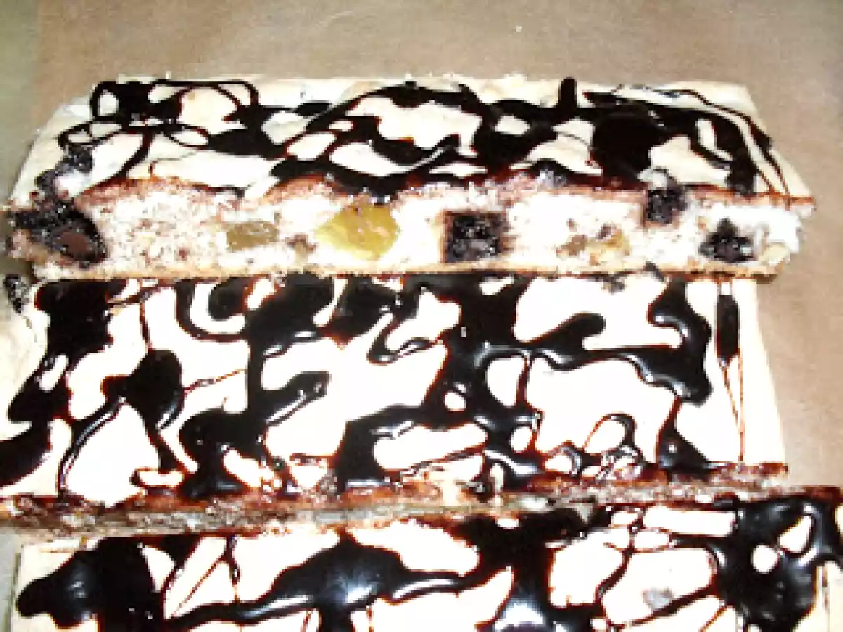 Prajitura cu nuca, ciocolata - poza 3