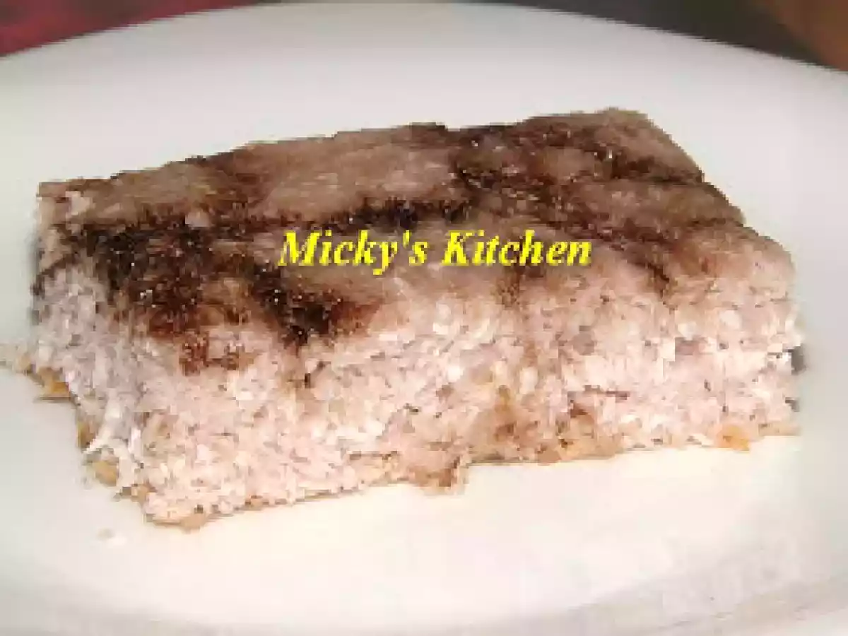 Prajitura cu nuca de cocos - de post