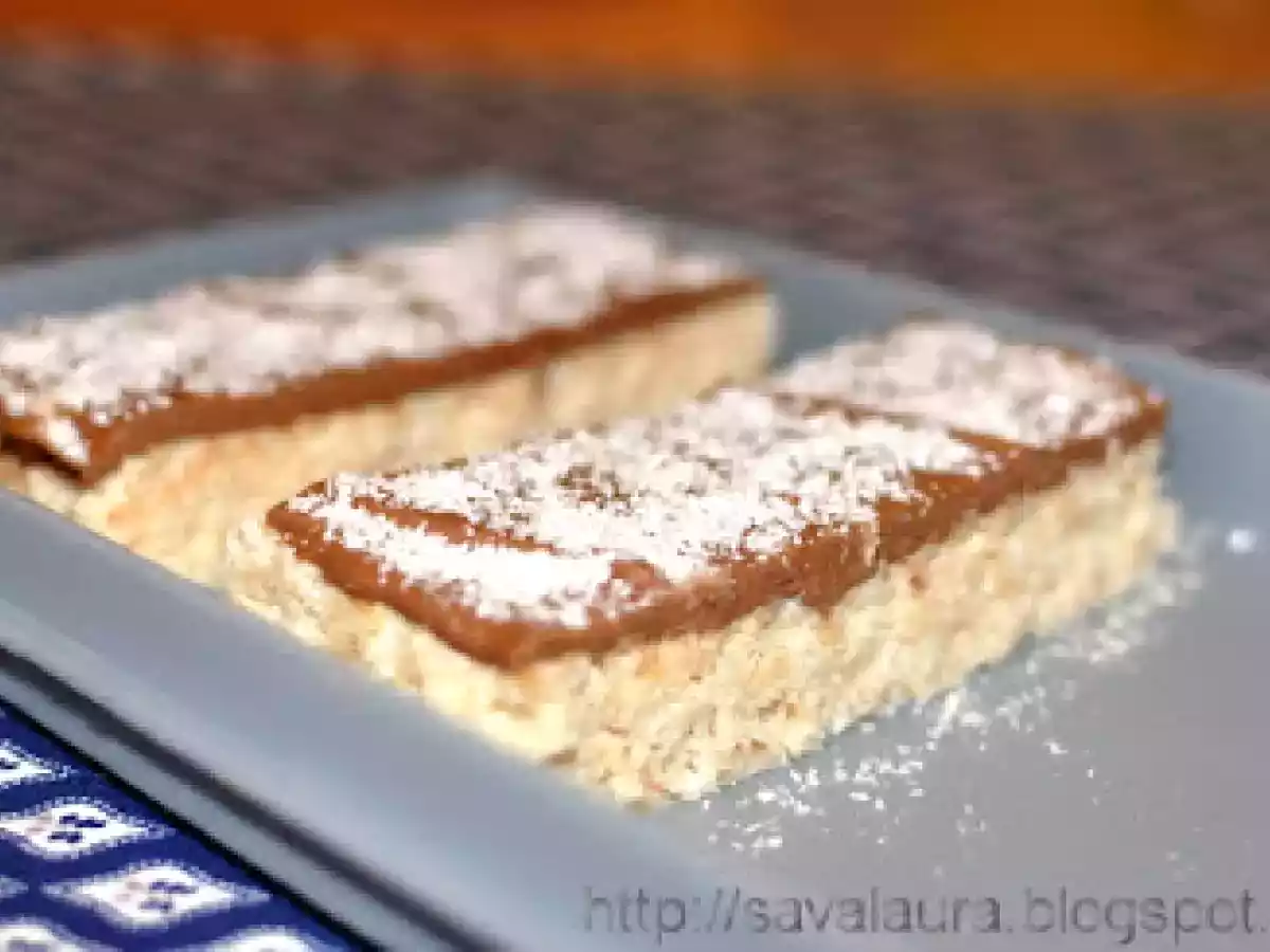 Prajitura cu nuca de cocos si ciocolata - poza 3