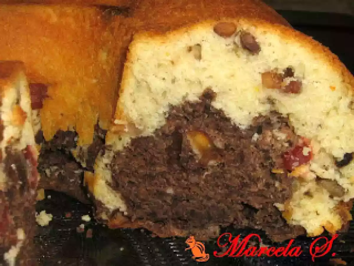 Prajitura cu nuca si fructe confiate - poza 2