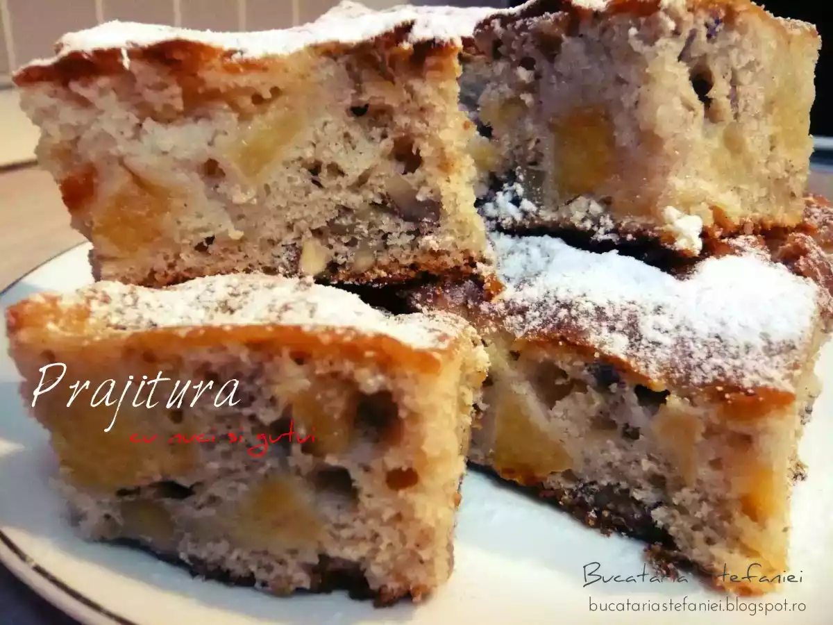 Prajitura cu nuci si gutui - poza 2