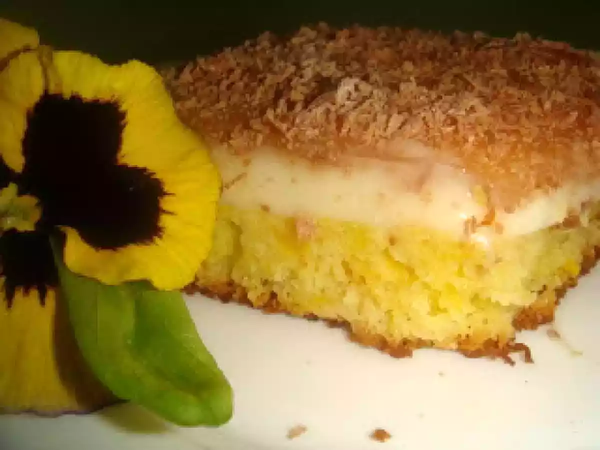 Prajitura cu portocale si crema de lamaie