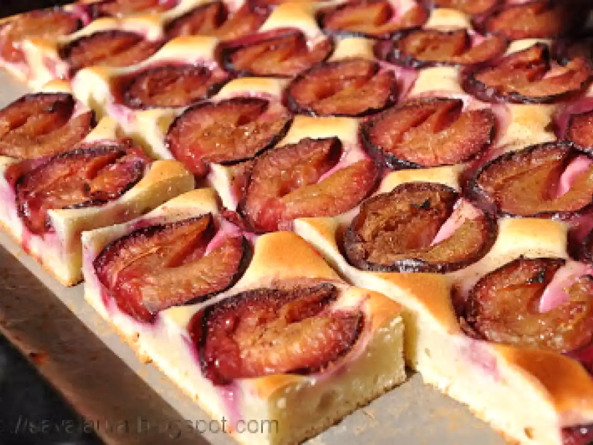 Prajitura cu prune si blat din smantana - poza 3