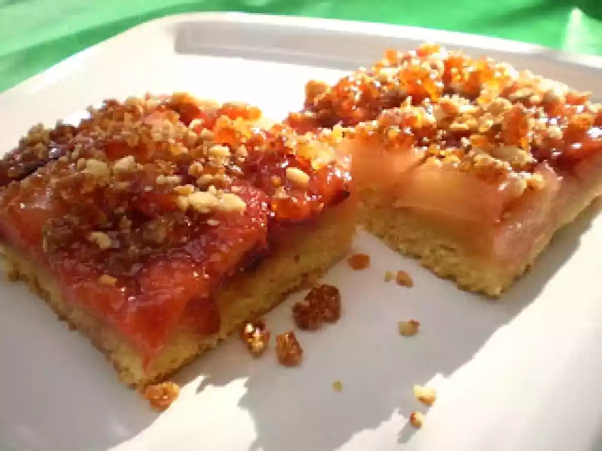 Prajitura cu prune si pere