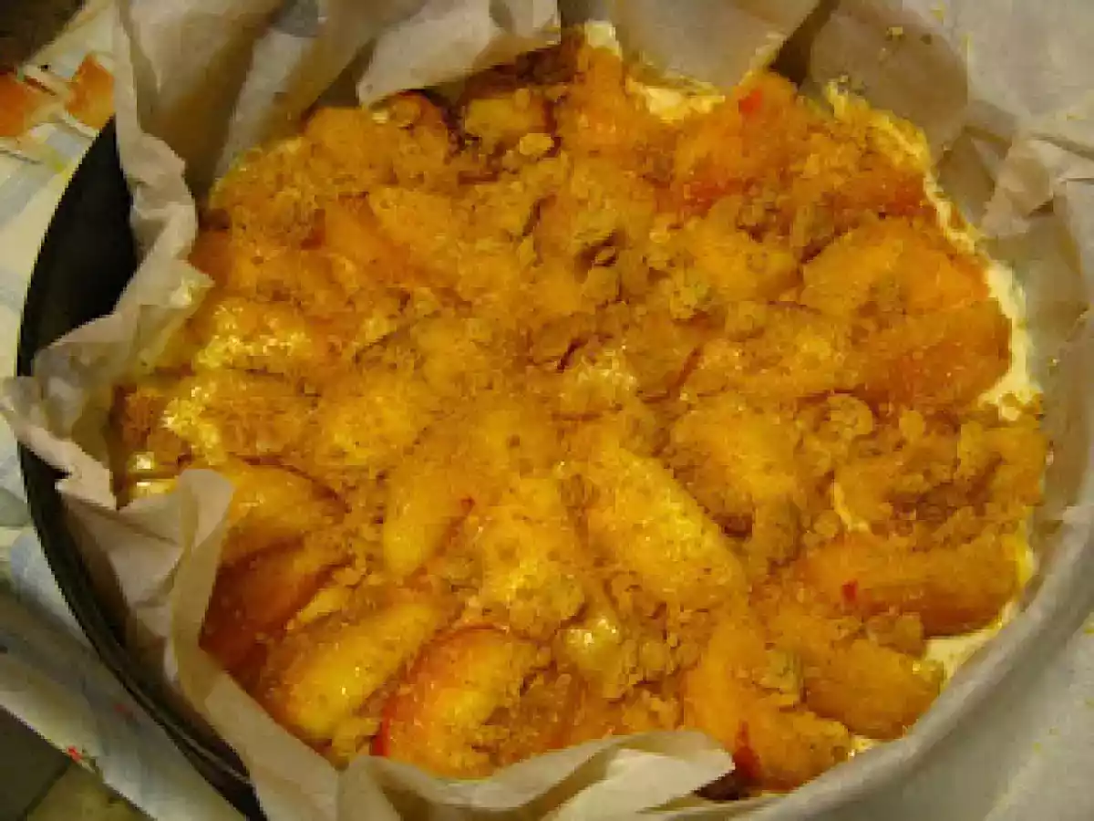 Prajitura cu quark si piersici - poza 2