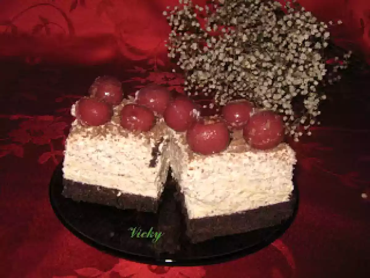 Prajitura cu rom si visine