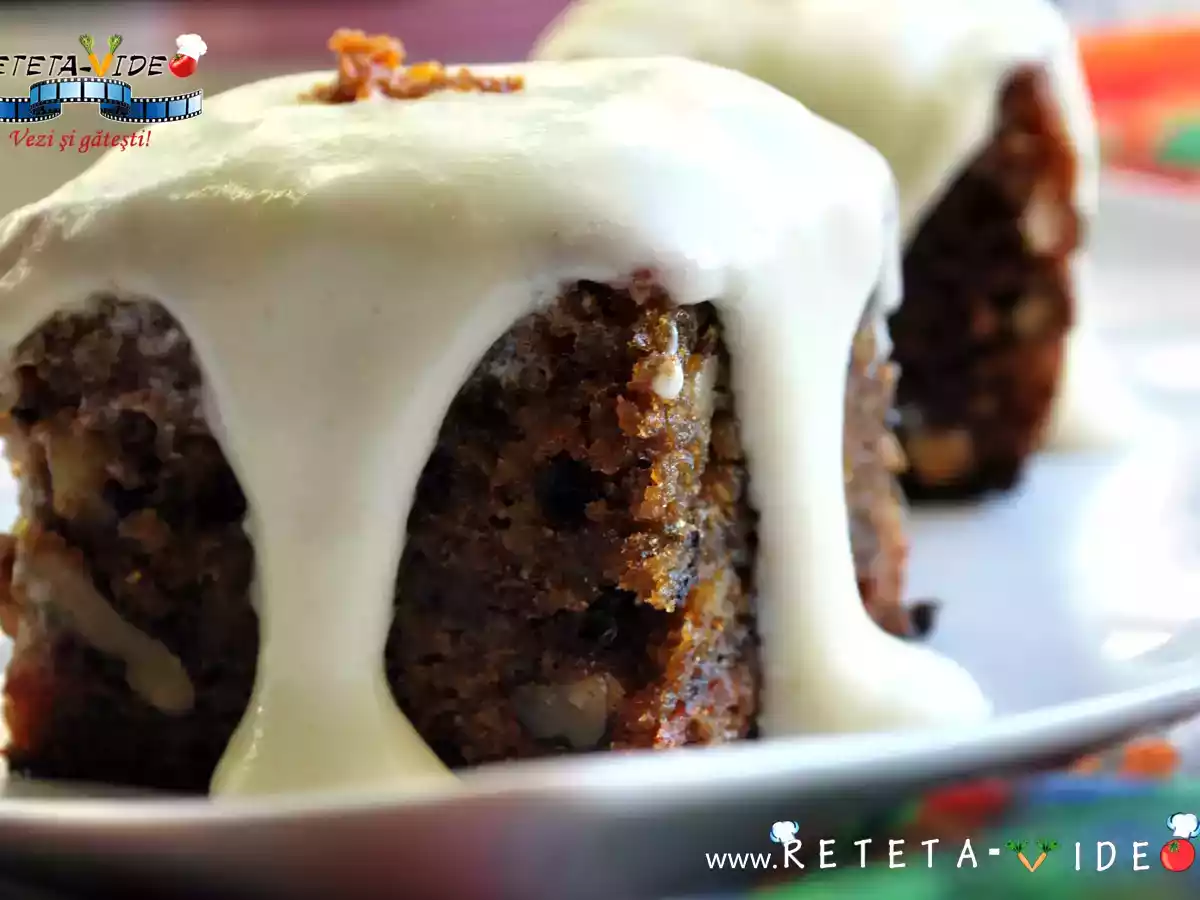 Prajitura cu Sfecla Rosie si Nuci (Reteta Video)