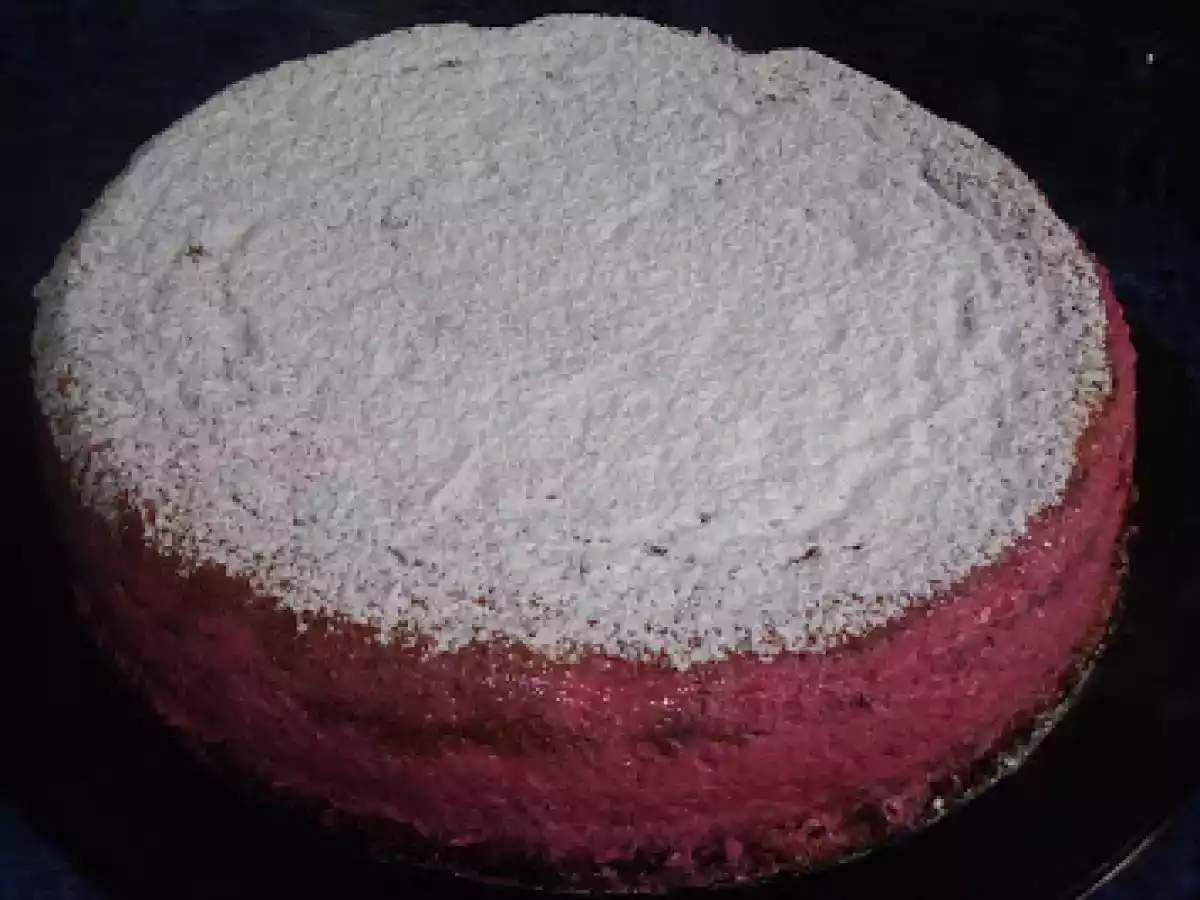 Prajitura cu spuma de fructe de padure