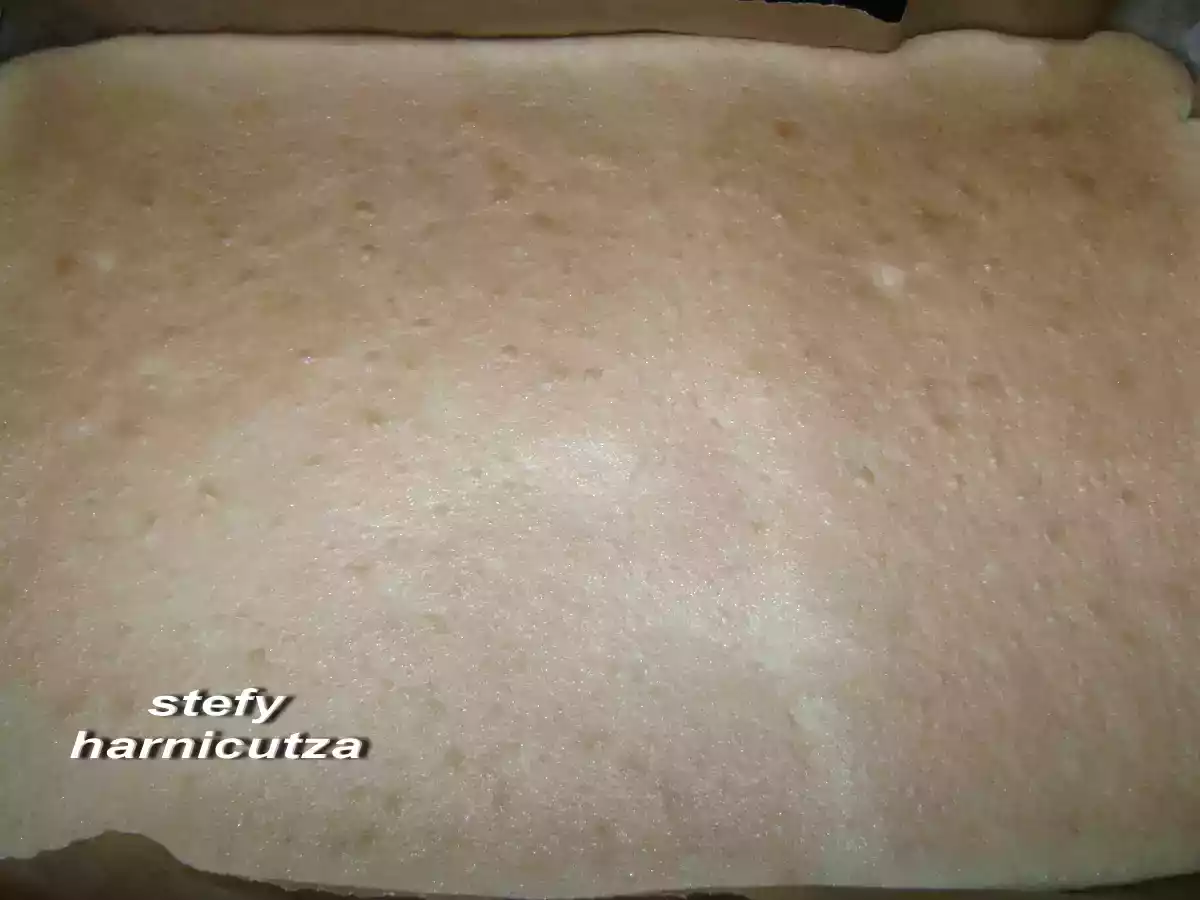 Prajitura cu spuma de pepene rosu