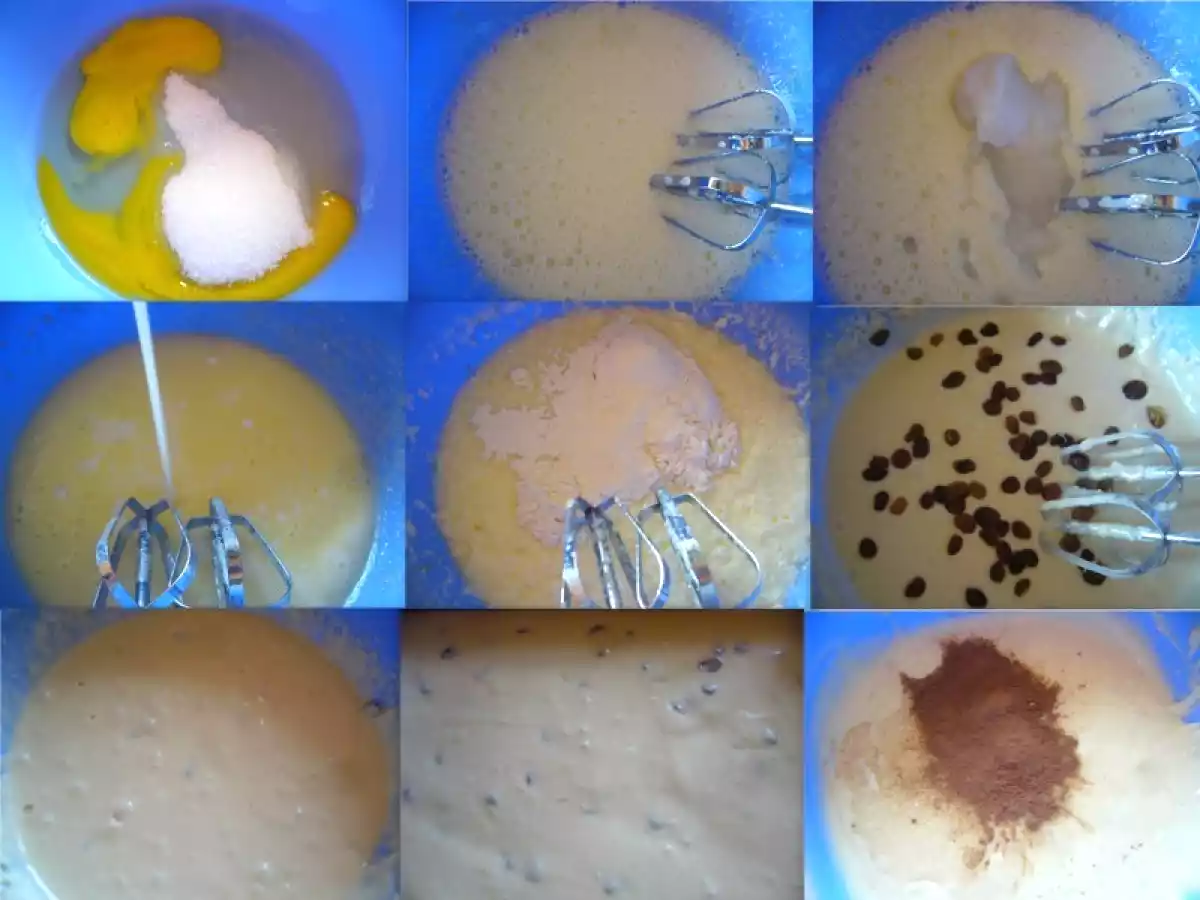 Prajitura cu stafide, biscuiti si ciocolata alba - poza 2