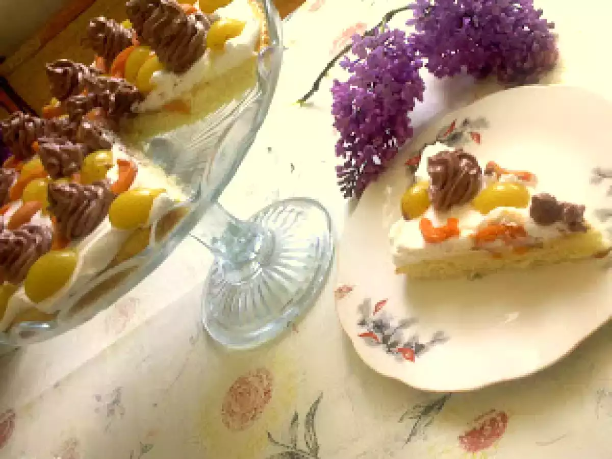 Prajitura cu struguri si caise - poza 2