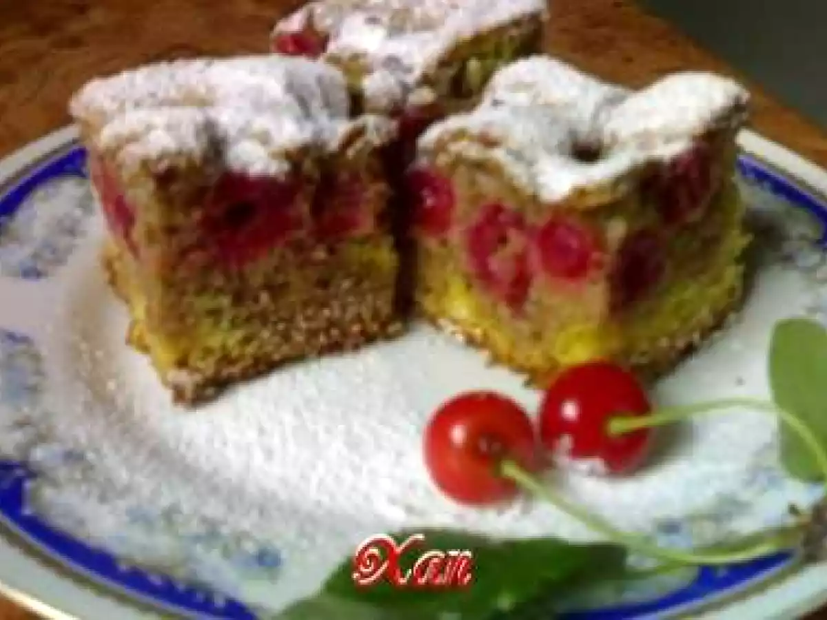 Prajitura cu visine si cirese