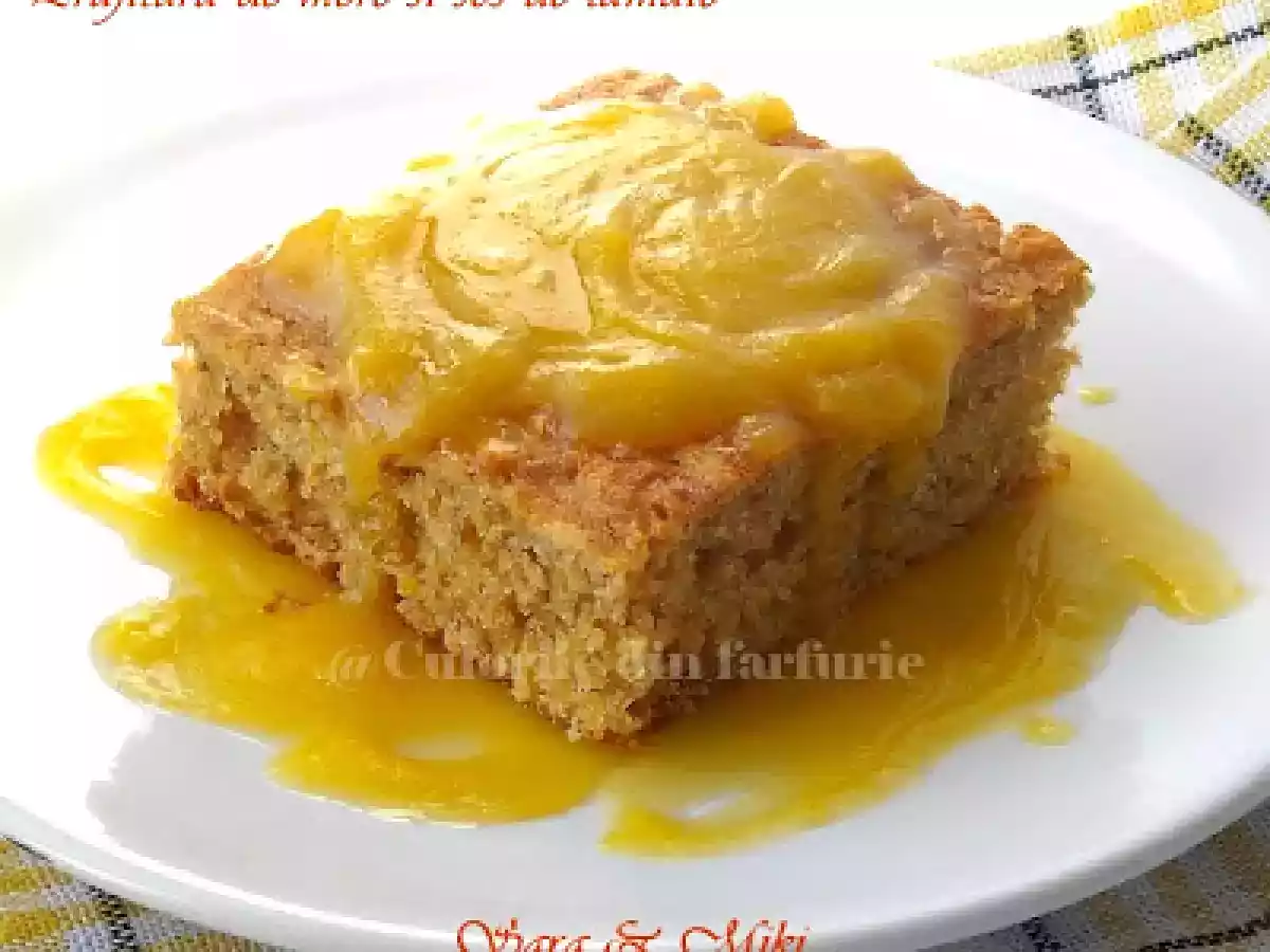 Prajitura de mere si sos de lamaie - poza 2