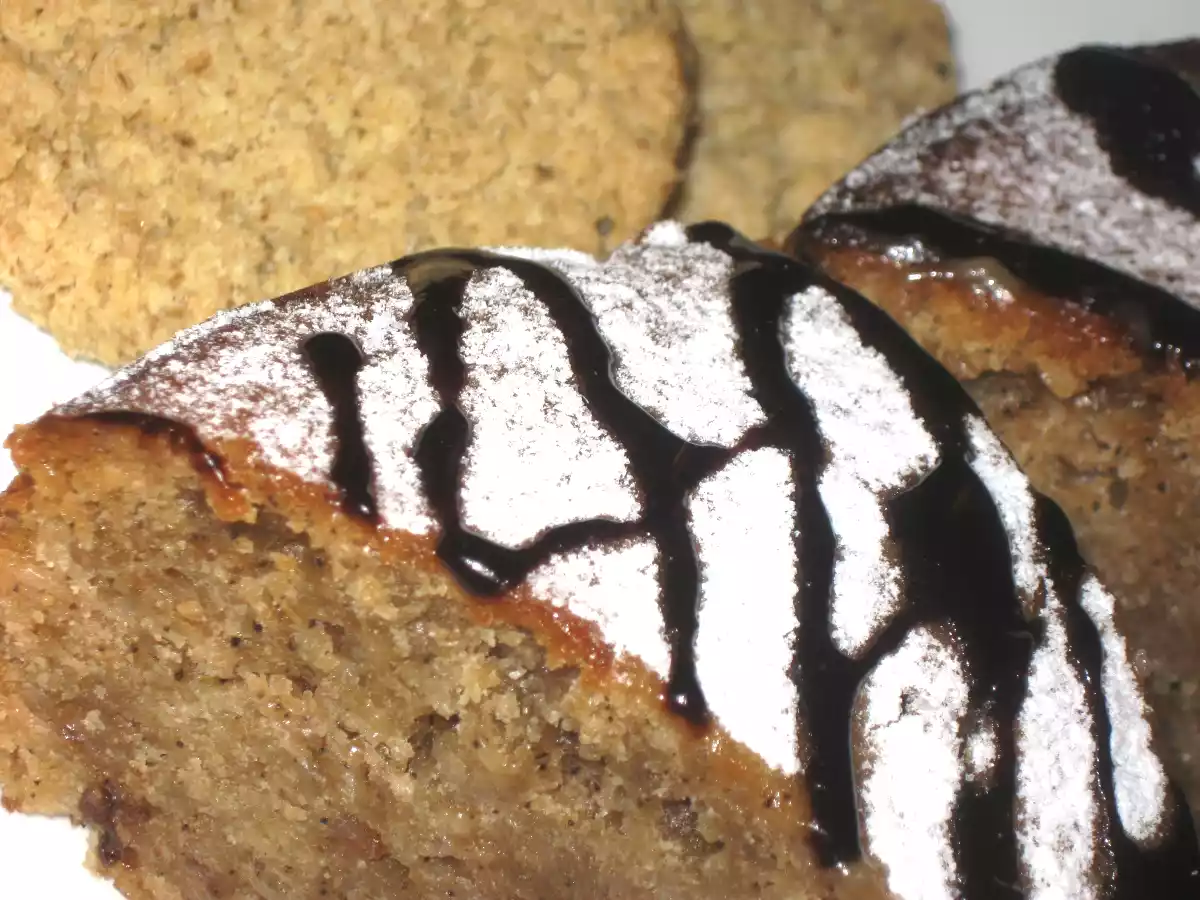 Prajitura de post cu biscuiti si gem