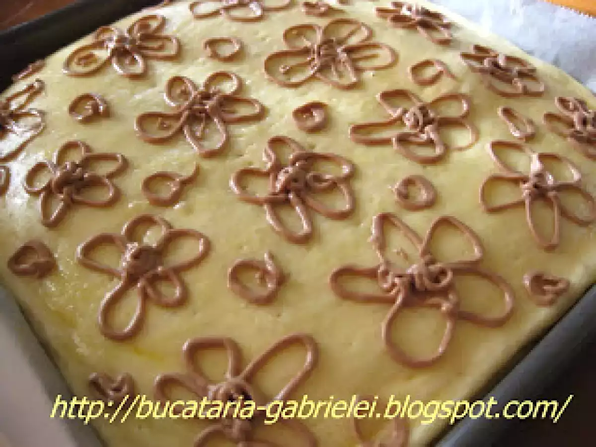 Prajitura din aluat cu crema custard de ciocolata. - poza 5