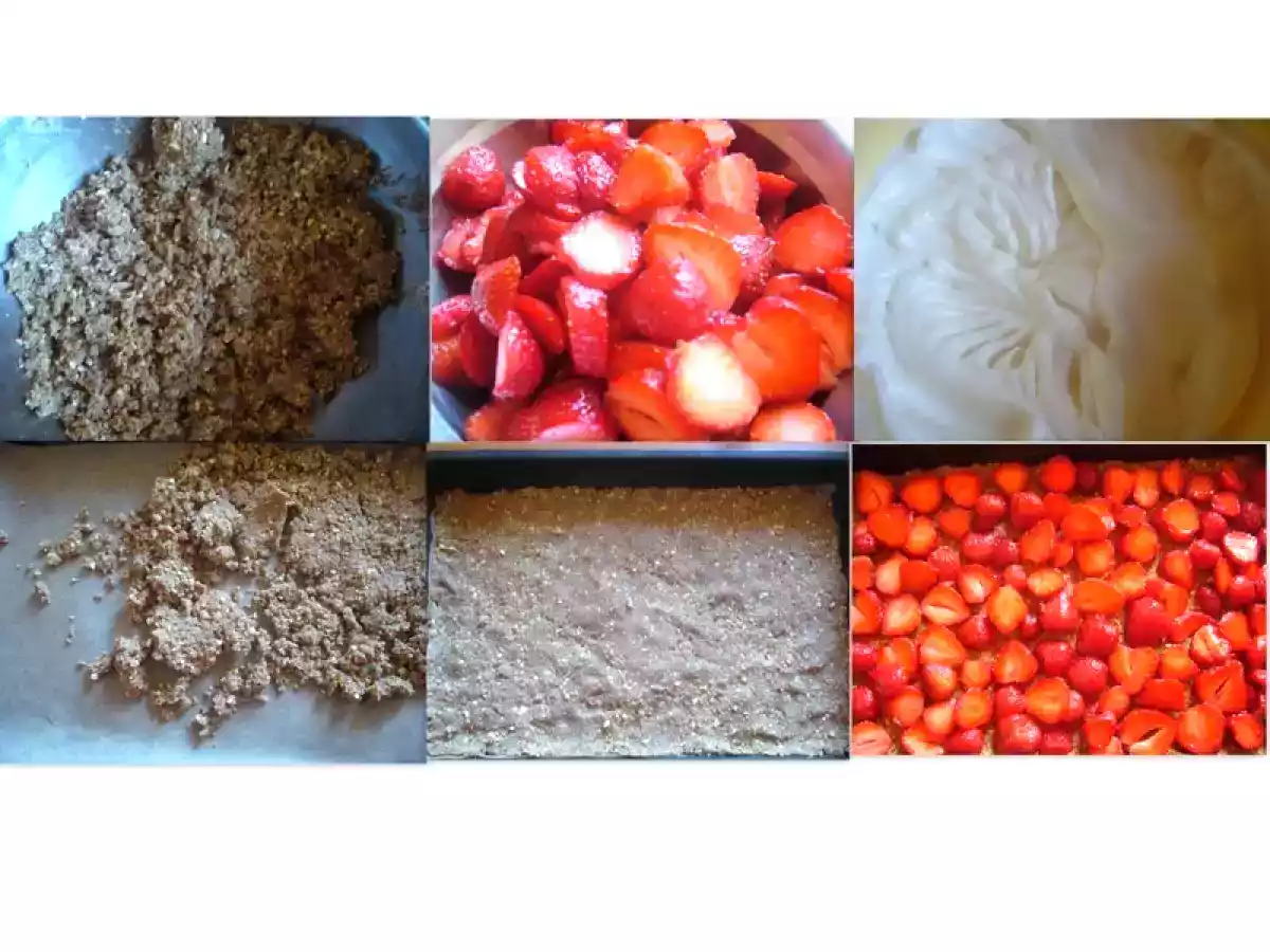 Prajitura fara coacere cu capsuni - poza 3