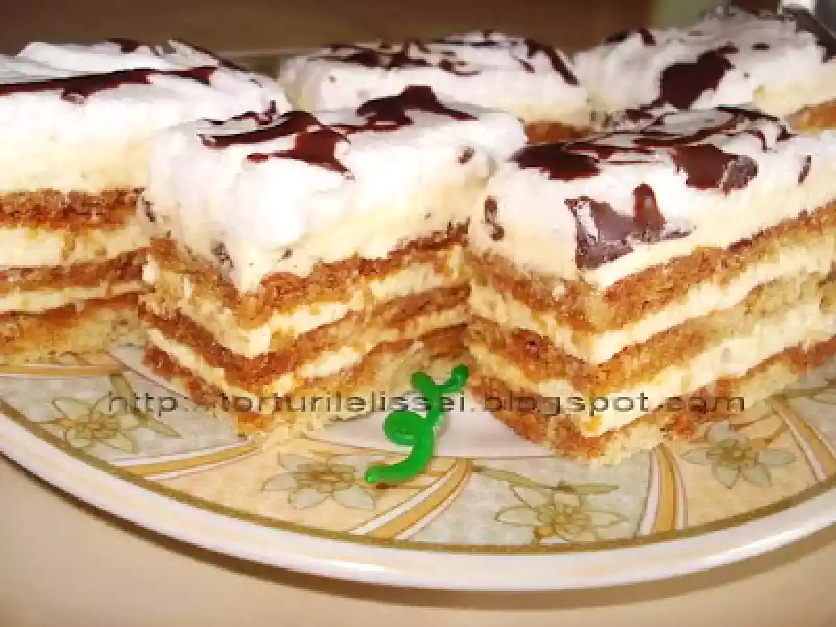 Prajitura foi cu zahar ars''