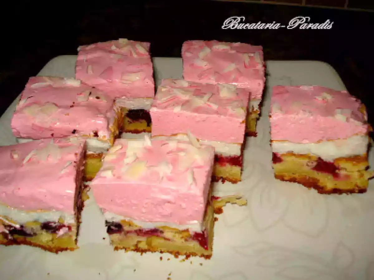 PRAJITURA FRUCTE DE PADURE VALUL IUBIRII