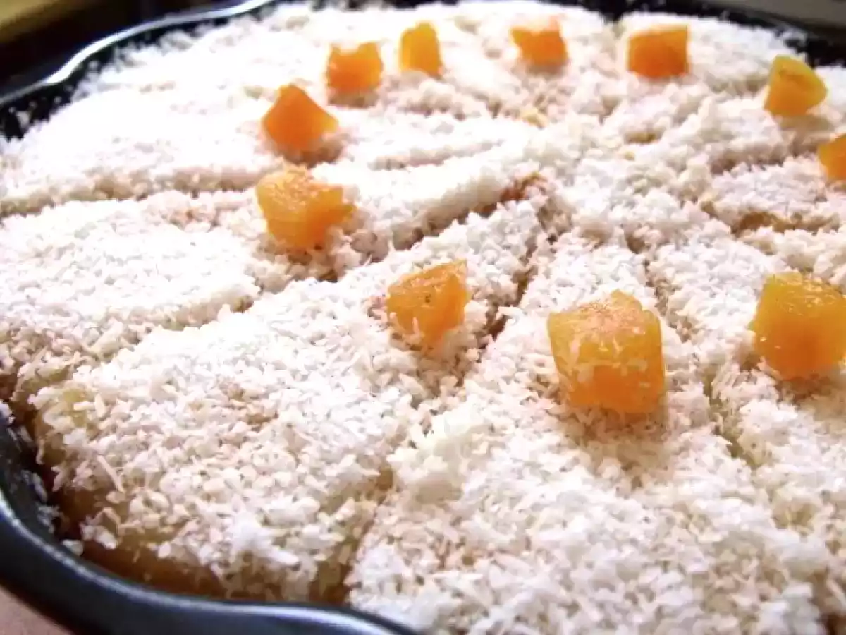 PRAJITURA HARISSA(HARISSA, ARABIC SEMOLINA CAKE) - poza 3