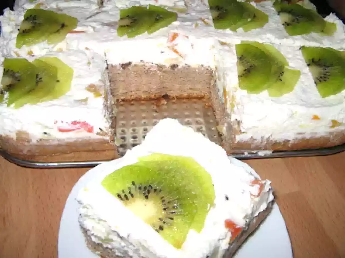 Prajitura Macedonia de frutas - poza 3