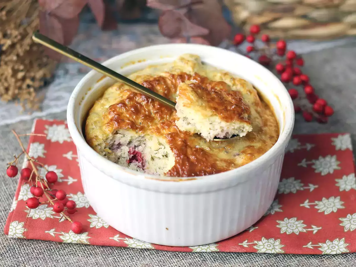 Prăjitură proteică super-simplă cu fructe roșii - poza 2