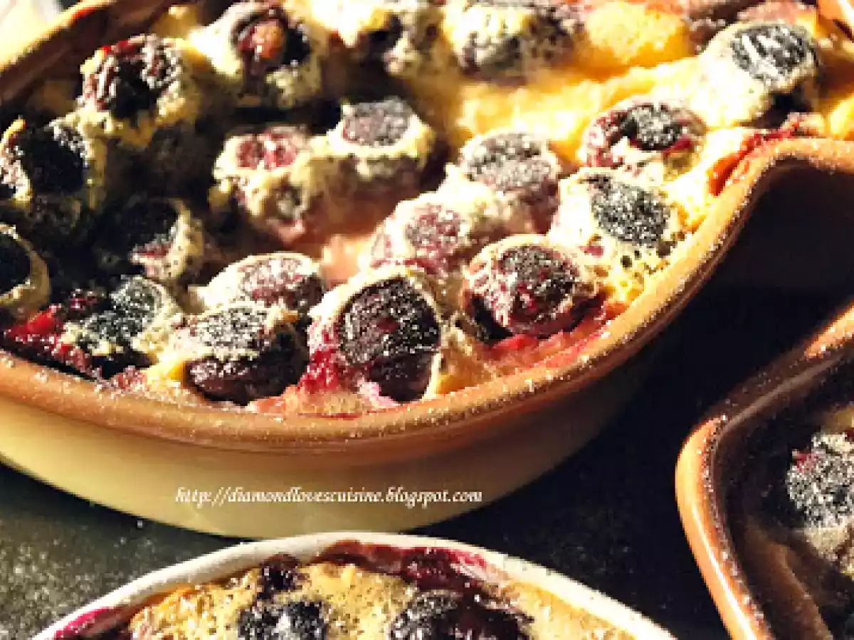 Prajitura rapida cu cirese - clafoutis aux cerises - poza 3