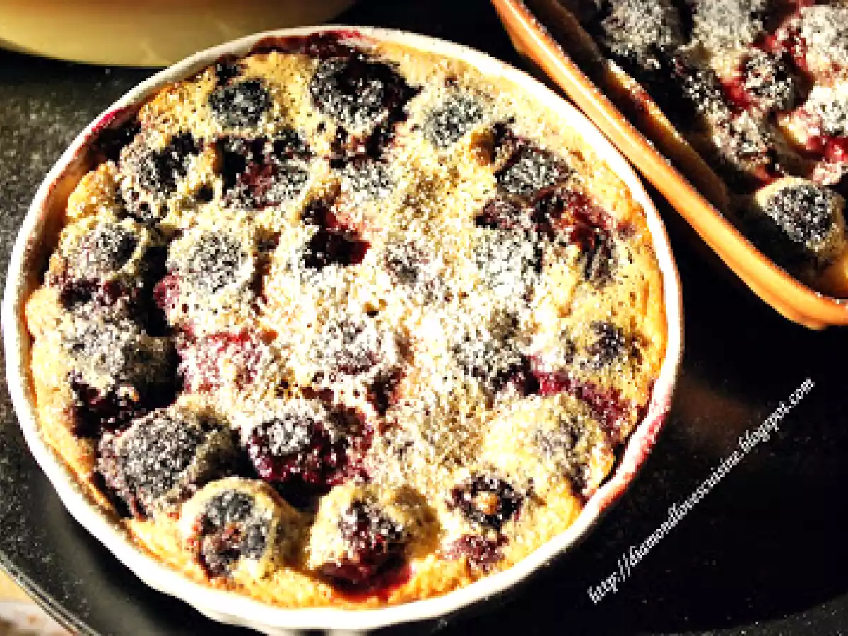 Prajitura rapida cu cirese - clafoutis aux cerises - poza 5