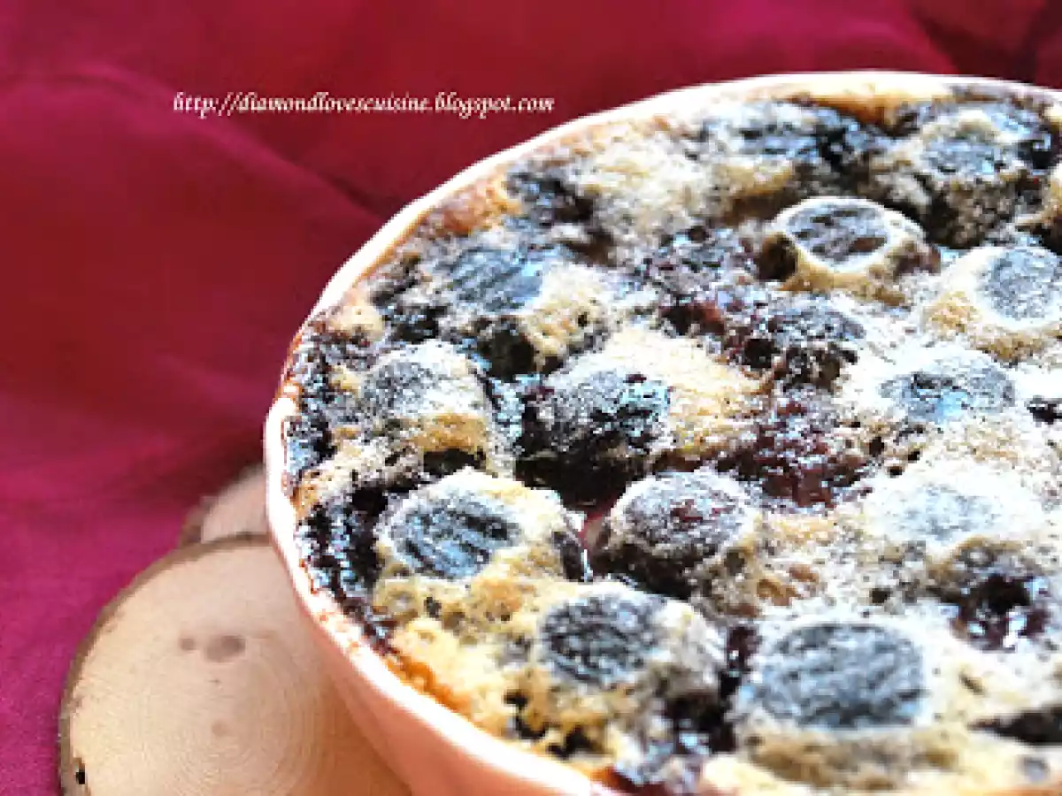 Prajitura rapida cu cirese - clafoutis aux cerises - poza 6